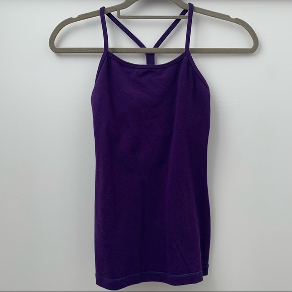 Lululemon Purple Racerback Tank Top - Picture 1 of 6